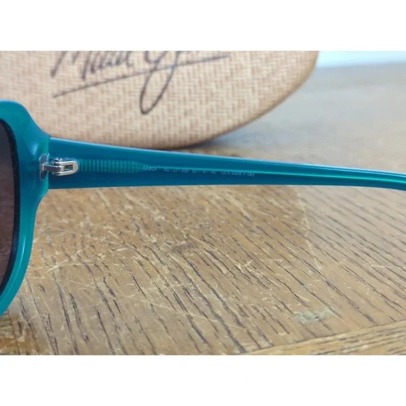 Maui Jim Swept Away Women's MJ733 06-B‎ Gray Green Polarized Sunglasses - Picture 6 of 10